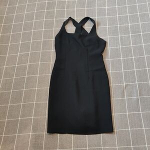 Vtg 90s YL Little Black Mini Dress